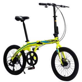 20" Folding City Bike Aluminum Frame 8 Speed Folding Bike