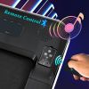 Folding Treadmill, Installation-Free Under Desk Electric Treadmill 2.5HP, with Bluetooth APP and speaker, Remote Control, Display, Walking Jogging Run