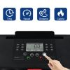 Electric Treadmill Foldable Exercise Walking Machince for Home/Office LCD Display, Peak 2.5HP, 0.6-7.6MPH, Compact Folding Easy Assembly 12 Preset Pro
