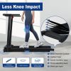 Electric Treadmill Foldable Exercise Walking Machince for Home/Office LCD Display, Peak 2.5HP, 0.6-7.6MPH, Compact Folding Easy Assembly 12 Preset Pro