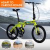 20" Folding City Bike Aluminum Frame 8 Speed Folding Bike