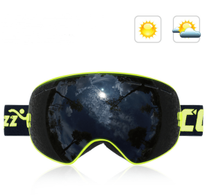 Spherical Double-layer Anti-fog Glasses (Option: K)