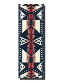 Ascend Yoga Mat Pendleton (Style: Eagle Rock Maroon Mat)