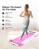 FYC 2 in 1 Under Desk Treadmill - 3.5 HP Folding Treadmill for Home, Installation-Free Foldable Treadmill Compact Electric Running Machine, Remote Con