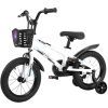 Kids Bike 14 / 16 inch for 3-12 Year Old Boys & Girls with Training Wheels, Freestyle Kids' Bicycle with Bell,Basket and fender.