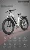 AOSTIRMOTOR New Pattern 26" 1000W Electric Bike Fat Tire 52V15AH Removable Lithium Battery for Adults(white)